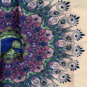 Peacock Print Pillowcase Covers